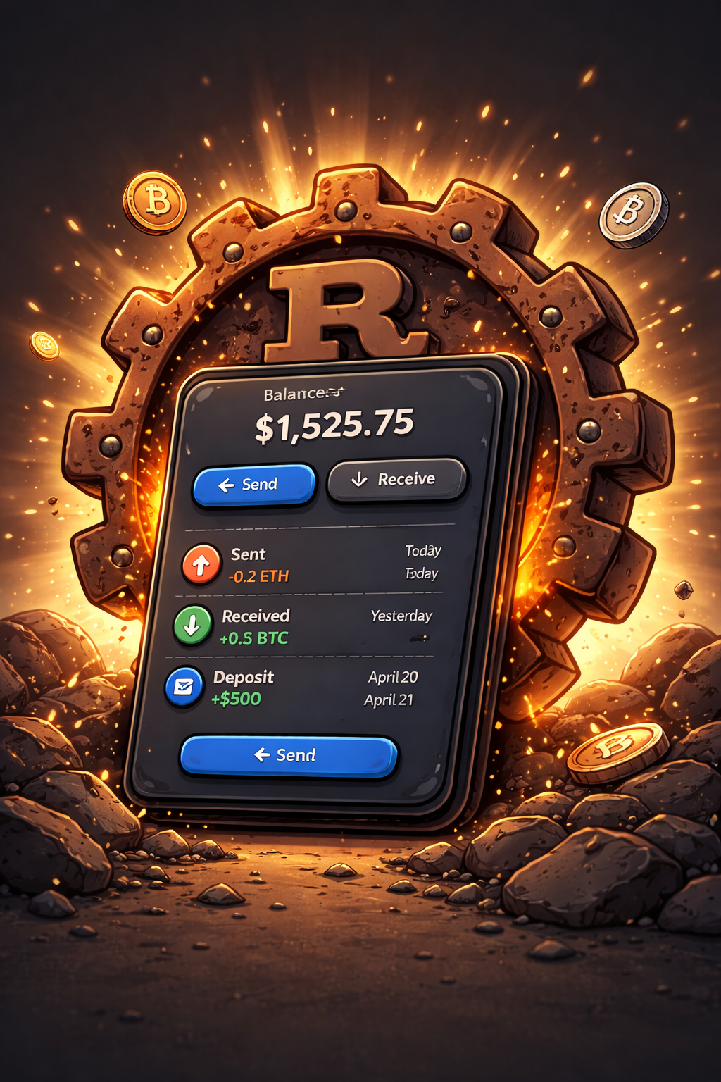 Titan Vault components preview